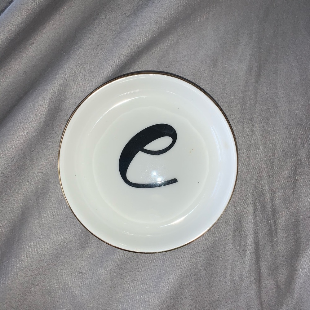 Letter e  accessory holder